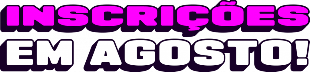 texto: Inscrições em agosto